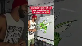 The last one is 😂😂😂 drawing Pokemon from memory challenge