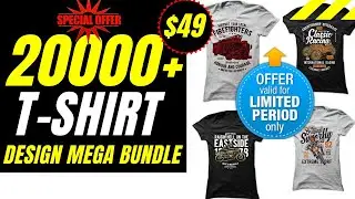 20K editable t shirt design bundle chep price