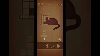 Wood Block Puzzle Game | Cat Puzzle #shorts