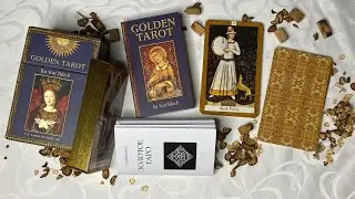 Обзор Колоды карт Таро Golden Tarot Kat Black