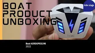 BOAT AIRDOPES 190 UNBOXING | PRODUCT REVIEW | UNBOXING VLOG @KDVVlogs