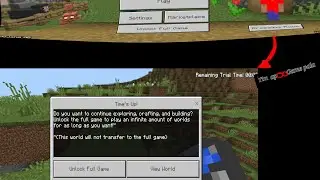 Minecraft trial Mein Infinity time Kaise lagaen