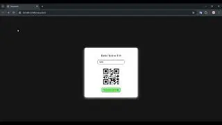 QrCode Generator. #webdevelopment #js