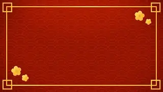 2026 Chinese New Year Animated Background Loop with Wave Pattern | 4K | 60FPS | Free Download