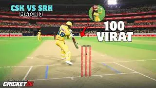 🔥VIRAT KOHLI 100 & MSD Show🔥 CSK vs SRH (Hardest Mode) | IPL AUCTION 3
