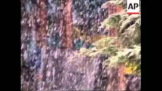 WEST BANK: GOLAN HEIGHTS: SNOW