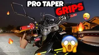 Drz400sm PRO-TAPER GRIP INSTALL!!!!! | Christian Arroyo