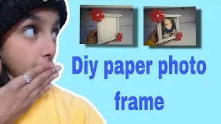 Diy paper photo frame🤩🤩||#Pearlvlogandcraft