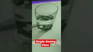 SIMPLE DRAWING GLASSES #saksaksinagol