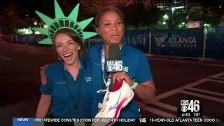 CBS46's Shon Gables and Molly McCollum preview the Peachtree Road Race