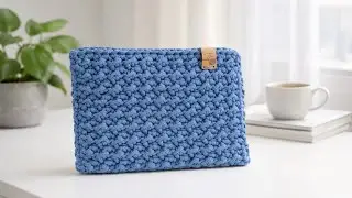 Clutch de Crochê Poli por Sandra Brum | Tutorial Passo a Passo Completo