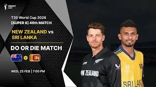 New Zealand vs Sri Lanka Match Preview | SUPER 8 #t20worldcup2026