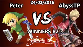 Throwdown LX #1 - Peter (Toon link) VS AbyssTP (Shulk) - SSB4 Winners Quarterfinals