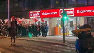 Llegada de los Biris a Carranza 2023 (Cádiz C.F. Sevilla C.F.)