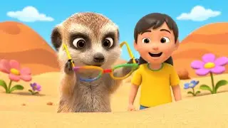 Why Is Baby Meerkat Wearing Tiny Glasses | Funny Toddler Song | Kids Rhymes