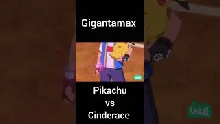 gigantamax Pikachu vs gigantamax Cinderace#pikachu #cinderace #gigantamax