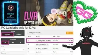 Top Ranked D.Va - LowKeyNerd (pre 1.7)