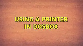 Using a printer in Dosbox (4 Solutions!!)