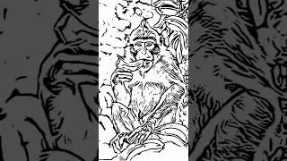 Monkey Magic: A Quick and Playful Sketch for Little Explorers #KidsArt #MonkeySketch #tinkostoryland