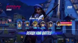 Overwatch-Ana competitive gameplay in masters