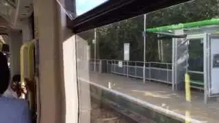 Riding the Tram before the platform at Wimbledon station closes for expansion in 2015