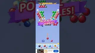 Bubble Shooter Classic Gameplay 💣 | Colorful Bubble Pop Puzzle | Calm & Fun Game 🎮