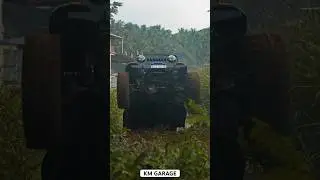 MAHINDRA JEEP 4X4 OFF-ROAD SPEC BUILT BY KM GARAGE KERALA #4x4 #offroad #kerala #mahindra #jeep