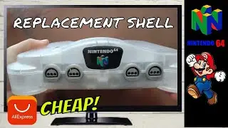 NINTENDO 64 Replacement Shell (Transparent Clear) Console Mod
