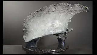Carving the Wave - Bronze Sculpture