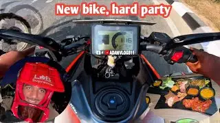 New Bike Celebration Vlog..साथीले नयाँ बाइक किनेर ग्रैंड पार्टी दियो!New bike, hard party
