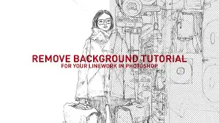 Remove Background from Line Art in Photoshop