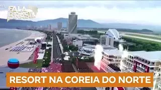 Coreia do Norte inaugura resort de luxo com presen&ccedil;a de Kim Jong-un