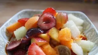 einfacher saisonaler Obstsalat - Rezept und Anleitung
