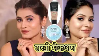 Rakhi makeup tutorial inspired simran kaur||step by step rakhi makeup look @priyanka makeover 77 