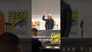 Prabhas Entry at Project K release | sandiego comiccon