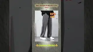 Men&rsquo;s Straight Fit Mid Rise Gray Jeans | Stylish & Comfortable Everyday Wear 👖