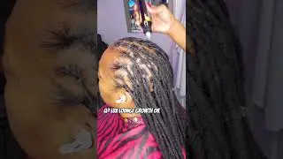Loc Retwist sealed with my Q&sup2;Lux Lounge Growth Oil