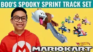 Boo's Sprint MarioKart HotWheels Track Set Shy Guy