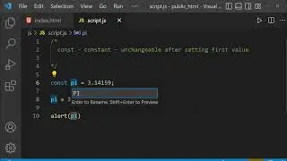 JavaScript: const - how and why to create constant variables in JS?