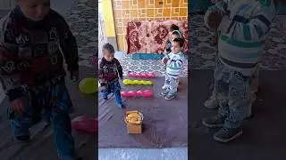 Short funny balloon jump game#youtubeshorts 👀👉kids😜❤#funny #balloongame #100kvews #kidsgame#ballo