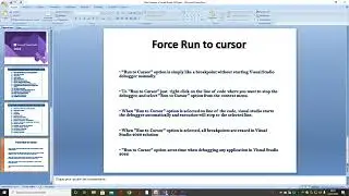 Force run to cursor in Visual Studio 2022