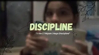 Roz karo. Bina mood ke bhi.✨💪#Discipline #7DinChallenge #StudentRoutine #DailyDiscipline #TeenLife