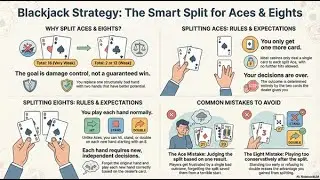 What to Do After Splitting Aces or Eights in Blackjack