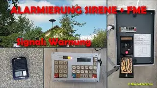Alarmierung Sirene E57 + FME Quattro XLSi mit Alarmgeber S2000/300 | Warnung