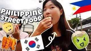 My Reaction After Eating Street Foods 🤤😵🤢| Penoy, Isaw, Buchi, Buko | Hana Cho