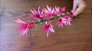 Egg Carton Flower Stick - DIY Craft - Best Out Of Waste