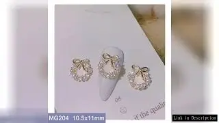 10pcs MG204 Christmas Wreath Garland Zircon Nail Art Crystals Jewelry Rhinestone Nails Accessories S