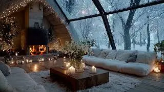 Snowy Winter Calm ❄️ Subtle Piano & Quiet Night  Meditation, Rest & Healing Energy