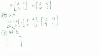 3.5: Выполнение основных матричных операций (примеры задач)