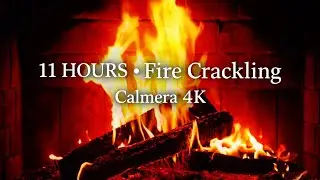 🔥 Fireplace 4K Live | 24/7 Cozy Fire NO ADS Relax &bull; Sleep &bull; Ambient Sound - Kominek 4K ASMR Kamin 4K